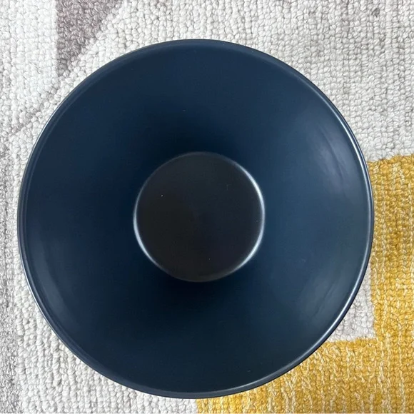 Anthropologie Large Matte Latte Serving Bowl in Black - Picture 2 of 5